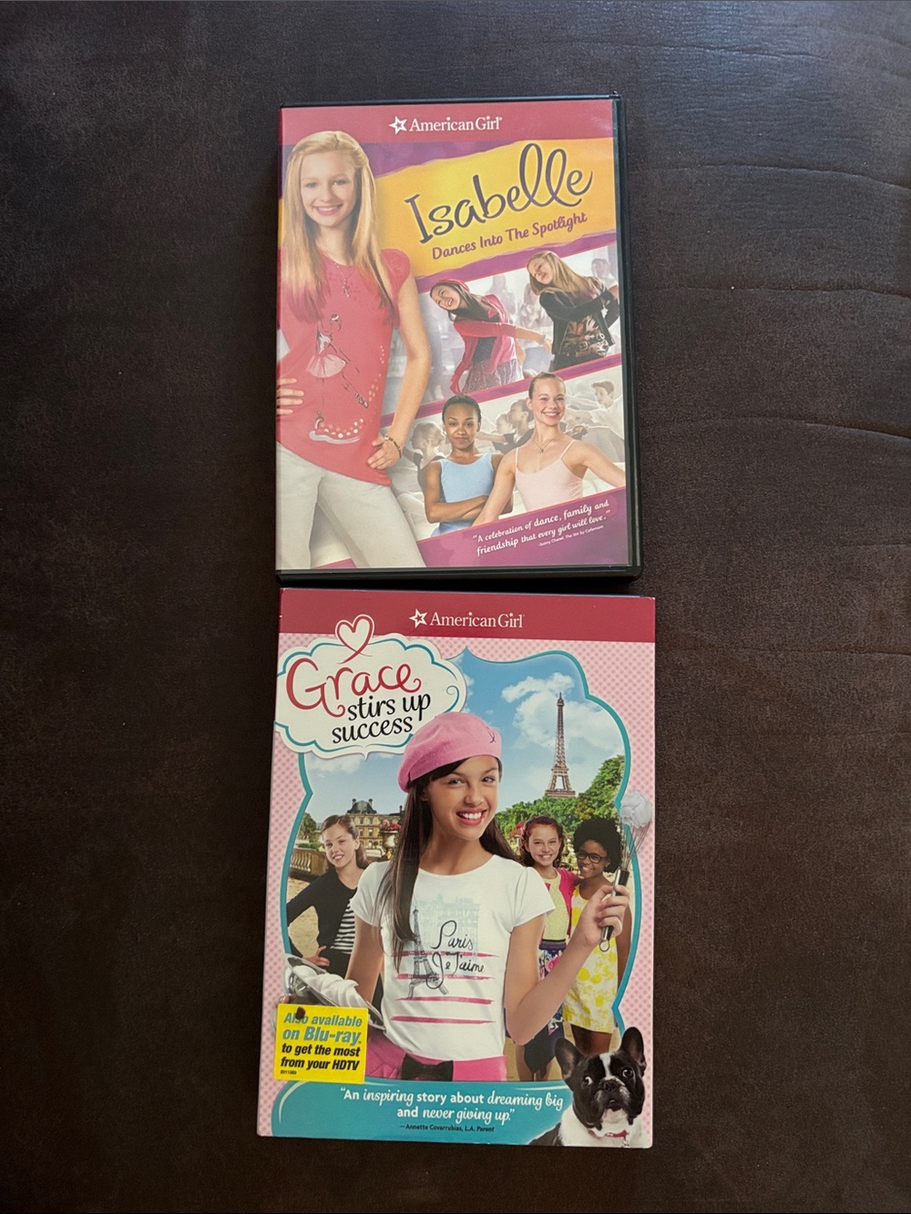 American Girl DVDs — Isabelle and Grace